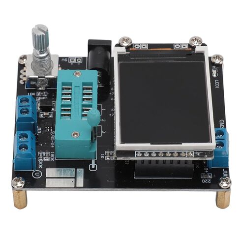 GOWENIC Transistor Tester, Volt Frequency Meter 160x128 Color Display 8x20 Characters Diode Inductance Capacitance Meter, with Rotate Encoder Switch for NPN PNP Transistor Testing in Saudi Arabia