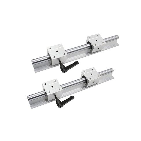 Professional 2 Sbr10 Sbr12 Sbr16 Sbr20 Sbr25 Linear Shaft Rod Rail Guide+4 Slide Bearing Blocks in Kuwait