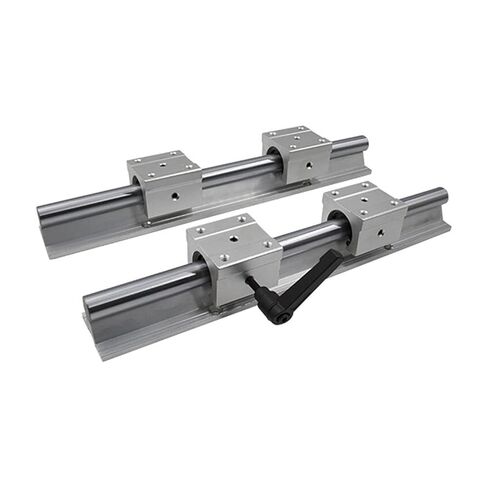 Professional 2 Sbr10 Sbr12 Sbr16 Sbr20 Sbr25 Linear Shaft Rod Rail Guide+4 Slide Bearing Blocks in Kuwait