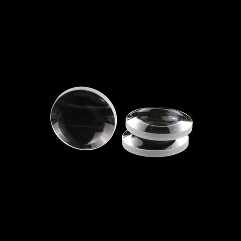 D18F13++ Double Convex Meniscus Optical Glass Lens (H-K9L), Diameter 18mm Focal Length 13mm for Optical Instruments in Saudi Arabia