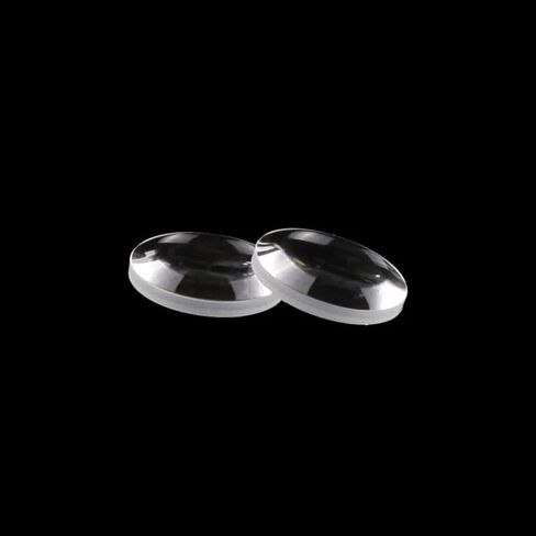 D18F13++ Double Convex Meniscus Optical Glass Lens (H-K9L), Diameter 18mm Focal Length 13mm for Optical Instruments in Saudi Arabia