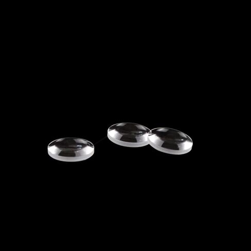 D18F13++ Double Convex Meniscus Optical Glass Lens (H-K9L), Diameter 18mm Focal Length 13mm for Optical Instruments in Saudi Arabia