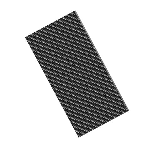 200X500X1.0MM 3.0MM 5.0MM 100٪ 3K ألياف الكربون صفح لوحة مات سطح حك نسج لوحة لوحة سمك 1.0 مم (نسيج قطني طويل ماتي النهاية، 500 * 200 * 1 مم) in Kuwait