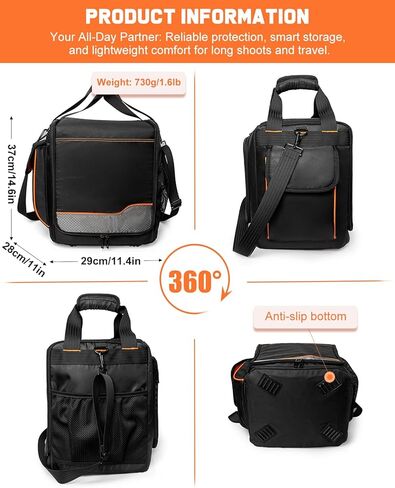 حقيبة حمل مطورة لجهاز JBL PartyBox Encore Essential/Essential 2، حقيبة حمل مكبر صوت محمولة للسفر لغطاء تخزين Encore 2 مع حزام كتف وميكروفون، شاحن، جيوب ملحقات الكابل in Kuwait