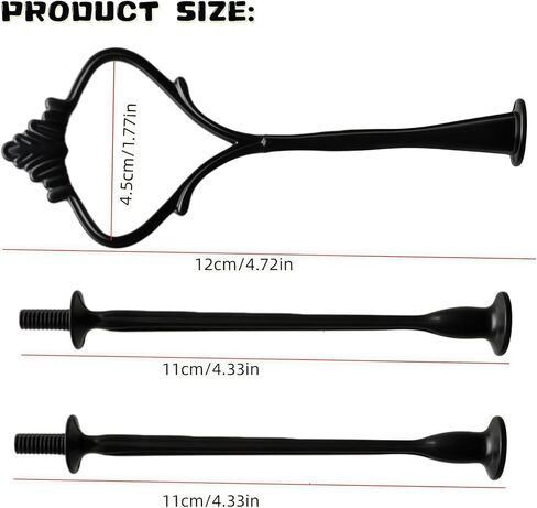 6 Sets of 3 Tier Cake Stand Hardware Kit, Metal Fruit Plate Stand Handle Fitting Hardware, with Crown Type Cake Tray Stacking Kit in Kuwait