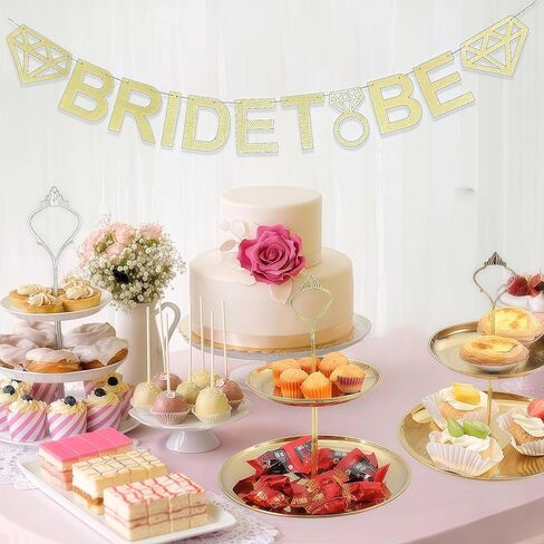 6 Sets of 3 Tier Cake Stand Hardware Kit, Metal Fruit Plate Stand Handle Fitting Hardware, with Crown Type Cake Tray Stacking Kit in Kuwait