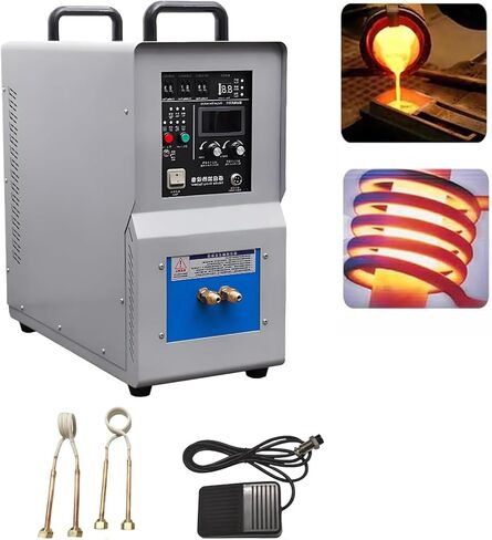 High Frequency Induction Heating Equipment 15kw Machine Metal Heater Furnace Quenching Welding Melting Induction Heating Machine 110v 15kw for Metal - Quenching in Saudi Arabia