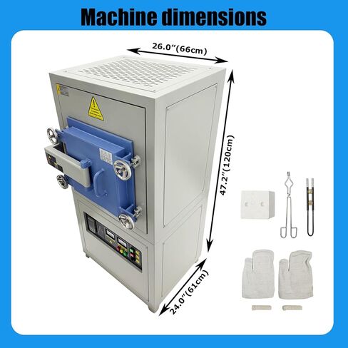 10V 1700 ℃ فراغ فرن الغاز الخامل فرن النيتروجين الأرجون صندوق فراغ فرن الغلاف الجوي 0-20 ℃ / دقيقة in Kuwait