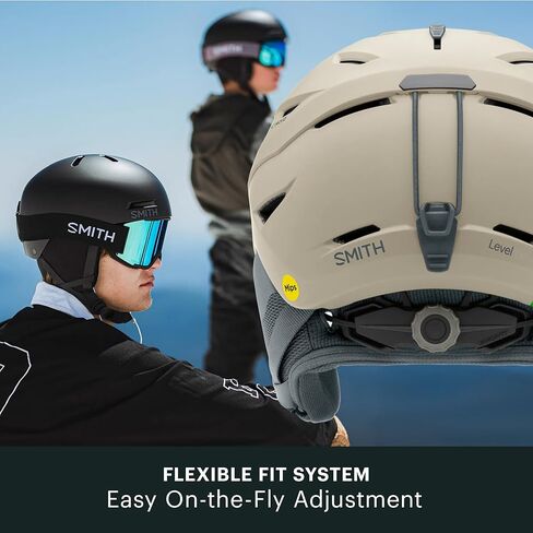 Smith Rodeo Round Contour Snow Helmet – Adult Ski & Snowboard Helmet with MIPS Technology, Adjustable Fit, Ear Padding & Ventilation in Saudi Arabia