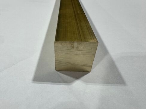 1" x 1" Square Brass Bar, Solid Stock, Machining, C360 Half Hard Free Cutting, Multiple Length Options (Brass, 12 INCH) in Saudi Arabia