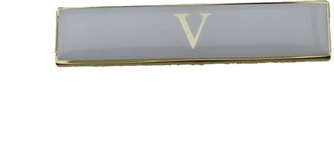 Uniform Citation Bar Police Department 5 to 9 Year Longevity Bar V Citation Bar - White in Saudi Arabia