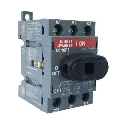 ABB OT16F3 Disconnect Switch, NON-Fused, 16A in Saudi Arabia