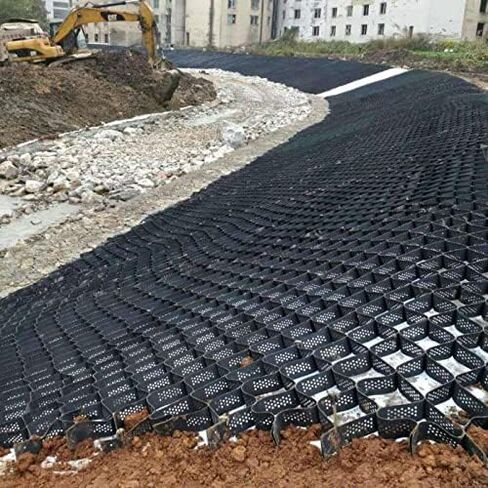 Honeycomb Ground Control Mesh for Driveway Pathway & Slope Stabilization - Durable Easy Installation Heavy-Duty Grating for Enhanced Stability & Support in Kuwait