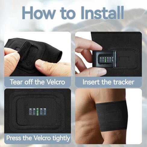 VANEST Arm Sleeve Accessory Compatible with Whoop 5.0 ONE/Peak/MG/Life and Whoop 4.0 Fitness Life Tracker, Health and Fitness Wearable Heart Rate Monitor Accessories (Black, Standard Size) in Kuwait