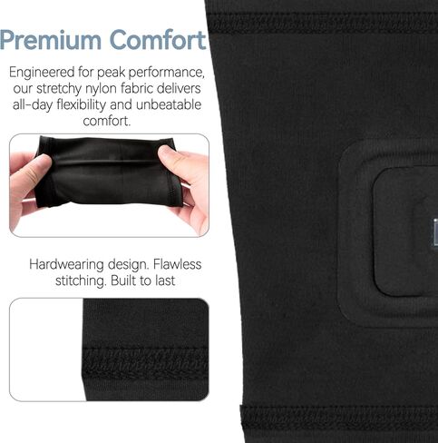 VANEST Arm Sleeve Accessory Compatible with Whoop 5.0 ONE/Peak/MG/Life and Whoop 4.0 Fitness Life Tracker, Health and Fitness Wearable Heart Rate Monitor Accessories (Black, Standard Size) in Kuwait