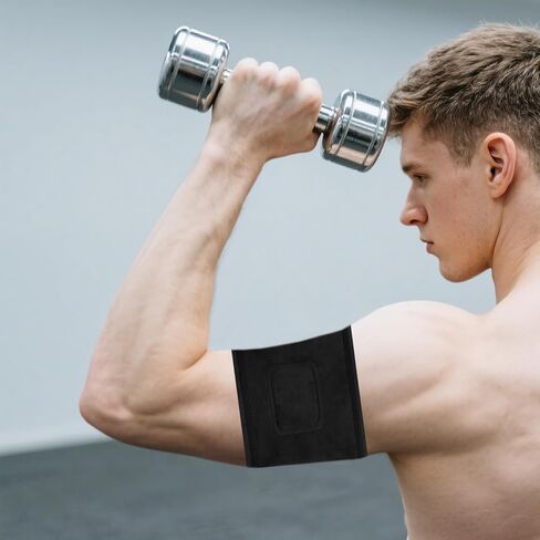 VANEST Arm Sleeve Accessory Compatible with Whoop 5.0 ONE/Peak/MG/Life and Whoop 4.0 Fitness Life Tracker, Health and Fitness Wearable Heart Rate Monitor Accessories (Black, Standard Size) in Kuwait