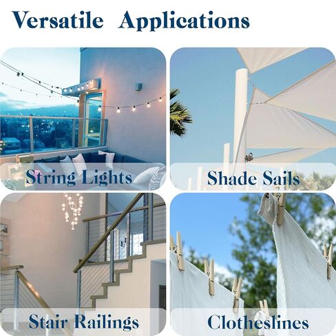 Jaw & Jaw Turnbuckle, Sunxer Tool Turnbuckles 304 Stainless Steel Heavy Duty Adjustable Tensioner for Cable Tensioning Shade Sails Tractor 1100 lbs Load (1/2" (M12)-2pcs) in Kuwait