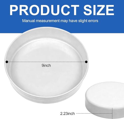 9" Marine Dock Piling Cap, Round Cover Cap for Fence/Boat/Dock/Post/Pole and Pylon Pipe, Heavy-Duty Polyethylene Flat Top Design to Protect Wood & Metal Pilings, Built for Long-Term Durability - 1Pcs in Kuwait