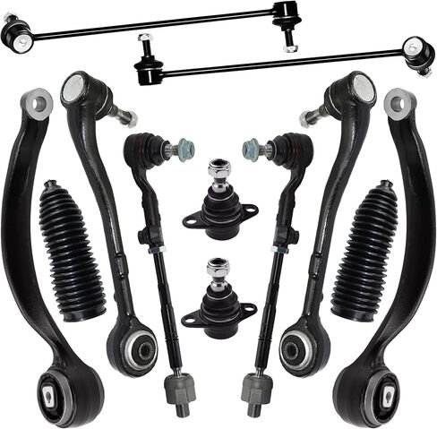 Front Lower Control Arm Kit with Ball Joint, Upper Arm, Sway Bar Link - 10 Pcs Compatible with BMW E70 E71 2014-2018 X5 2015-2019 X6 in Kuwait
