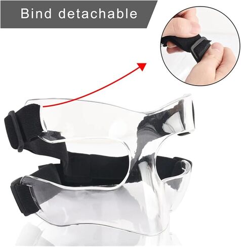 Basketball Training Mask Adults Unisex Basketball Mask Boxing Nose Protector Football Guard Soccer Gym Softball Workout Face Protection Light in Kuwait