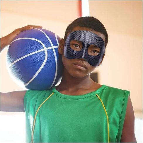 Basketball Training Mask Basketball Soccer Sports Nose Guard Mask, Anti-Collision Broken Protective Face Cover, Breathable Gear in Kuwait