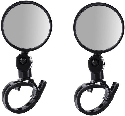 360° Rotatable Bicycle Rearview Mirror, Universal Handlebar Mirror for Easy Installation in Saudi Arabia