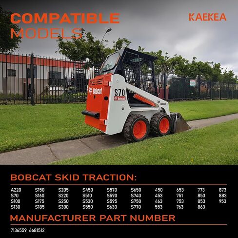 6681512 Lock Parking Brake Solenoid Compatible with Bobcat Skid Traction S100 S130 S150 S160 S175 S185 S205 S220 S250 S300 450 453 463 553 653 751 753 763 773 853 853 863 873 883 953 Replace 7136559 in Kuwait