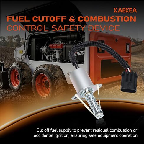 6681512 Lock Parking Brake Solenoid Compatible with Bobcat Skid Traction S100 S130 S150 S160 S175 S185 S205 S220 S250 S300 450 453 463 553 653 751 753 763 773 853 853 863 873 883 953 Replace 7136559 in Kuwait