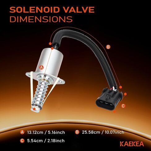 6681512 Lock Parking Brake Solenoid Compatible with Bobcat Skid Traction S100 S130 S150 S160 S175 S185 S205 S220 S250 S300 450 453 463 553 653 751 753 763 773 853 853 863 873 883 953 Replace 7136559 in Kuwait
