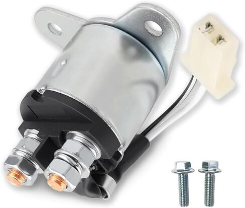 محرك Starter 2Wire Solenoid متوافق مع جميع الطاقة 7500W Gentron 10000W 12000 استبدال المولد لـ APGG10000 APGG7500 مولد البنزين المحمول جزازة العشب مضخة مياه 12V/24V Universal Fit in Kuwait