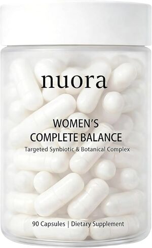 كبسولات صحة الأمعاء نورا من AMUA - تركيبة تنظيف الغشاء الحيوي للأمعاء ودعم الجهاز الهضمي، مزيج البروبيوتيك والإنزيم لتوازن الميكروبيوم، نباتي غير معدّل وراثيًا، للنساء والرجال، 90 كبسولة in Kuwait