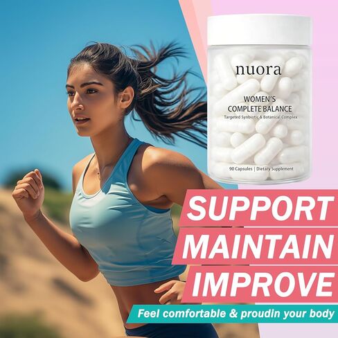 كبسولات صحة الأمعاء نورا من AMUA - تركيبة تنظيف الغشاء الحيوي للأمعاء ودعم الجهاز الهضمي، مزيج البروبيوتيك والإنزيم لتوازن الميكروبيوم، نباتي غير معدّل وراثيًا، للنساء والرجال، 90 كبسولة in Kuwait