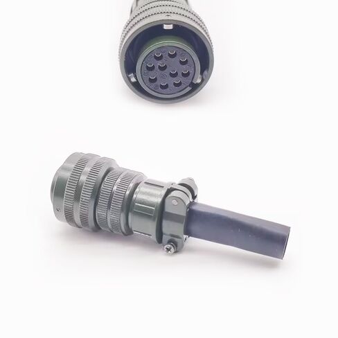 MIL-DTL-5015 Series Circular Connector, MS3106A18-1S 10 Pin Female Industrial Connectors Solder Termination, Box Mounting, 18-1 Insert Arrangement, 18 Shell Size, 10 Contacts in Saudi Arabia