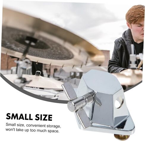 Kisangel Alloy Base for Tom Drum Legs Sturdy Drum Leg Mount Adjustable Height Sturdy for Percussion Accessories in Saudi Arabia