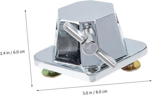 Kisangel Alloy Base for Tom Drum Legs Sturdy Drum Leg Mount Adjustable Height Sturdy for Percussion Accessories in Saudi Arabia