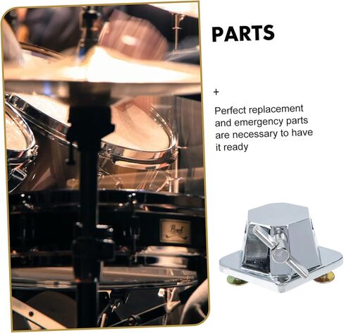 Kisangel Alloy Base for Tom Drum Legs Sturdy Drum Leg Mount Adjustable Height Sturdy for Percussion Accessories in Saudi Arabia