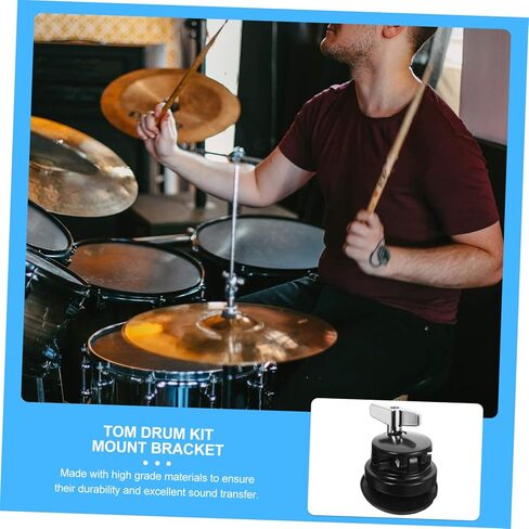 Drum Mount Bracket Floor Tom Leg Holder for Drum Durable Plated Tom Stand Portable Drum Kit Accessories for Professional Musicians in Saudi Arabia