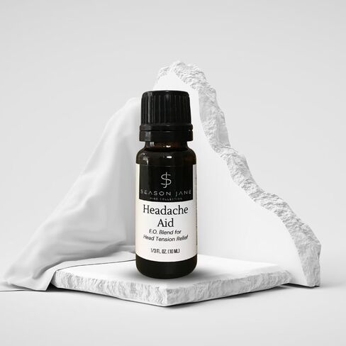مزيج الزيوت العطرية HeadAid لتخفيف توتر الرأس، رائحة النعناع المنعشة، 1/3 أونصة سائلة (10 مل) in Kuwait