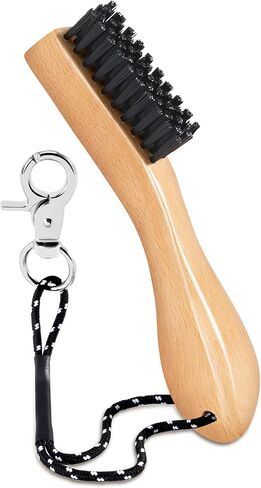 Belongtous Golf Clubs Scrub Cleaning Brush: Golf Accessories for Men Women Golfers - Nylon Bristle Beech Wood Brush Groove Cleaner with Nylon Rope & Hooks in Saudi Arabia