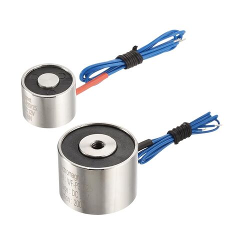 Uxcell 12V DC 200N و12V DC 25N مغناطيس الرفع الكهربائي حامل الملف اللولبي للرفع in Saudi Arabia