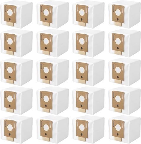 20Pack CF Clean Fariy T8 Dust bags Compatible with Ecovacs Deebot Ozmo T8/ T8+/ T8 AIVI/ N8 Pro/ N8 Pro Plus/ DX93/ DDX96 Vacuum Cleaner Also Fit for Yeedi K781 in Kuwait