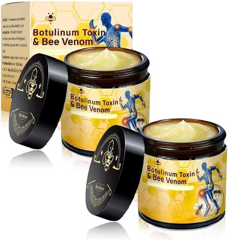 2 PCS Botulinum Toxin & Bee Venom Bone Healing Cream, Release Joint Activities Muscle Soothing Massage Gel. in Saudi Arabia