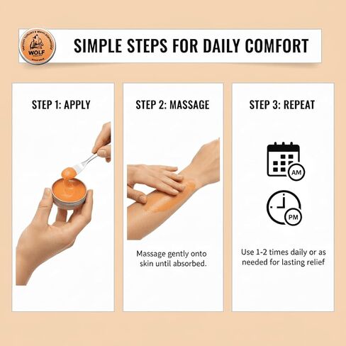 Neuro Balm,Muscle and Joint Balm, Joint & Muscle Soothing Cream with Arnica Oil, Camphor Blue & Chamomile Extract | Herbal Cooling Ointment for Daily Body Comfort & Care in Saudi Arabia