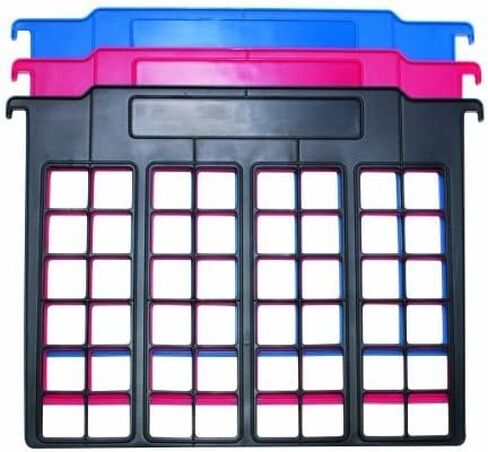 Advantus File and Folder Dividers, 3-Count, Red/Blue/Black (50912) in Kuwait