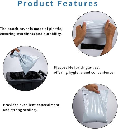 50 Pcs Ostomy Bag Clips Bag Clips Ostomy Supplies, Ostomy Curved Drainable Pouch, Universal Curved Closure Colostomy Clamps, Colostomy Care Tools in Saudi Arabia