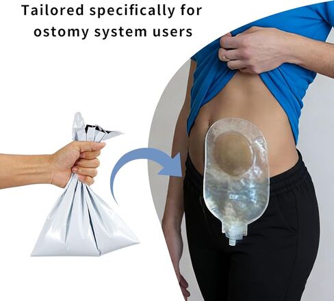 50 Pcs Ostomy Bag Clips Bag Clips Ostomy Supplies, Ostomy Curved Drainable Pouch, Universal Curved Closure Colostomy Clamps, Colostomy Care Tools in Saudi Arabia