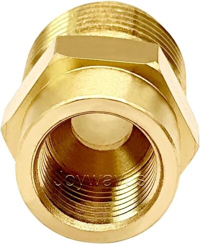 Joywayus أنبوب النحاس المناسب اقتران محول الغاز 3/8 "مضيئة أنثى × 5/8" موصل الأنابيب الذكور مضيئة (حزمة من 2) in Saudi Arabia