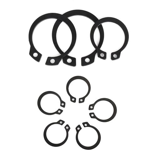 10pcs 30-48mm C Clip External Retaining Ring, 65Mn Alloy Steel Circlip Snap External Retaining Ring for Appliances, 42mm Fastener Washers(38mm) in Saudi Arabia