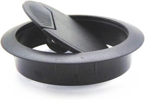 Metal desk grommet， 4pcs/Pack 60mm 53mm 50mm Computer Desk Table Grommet Wire Hole Cover(Grey,50mm) in Saudi Arabia