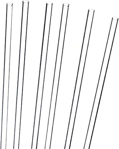 Acrylic Pipe Rigid Capillary Melting Tube 500pcs High Temperature Resistance Length 200 160 180 90mm Lab Glass Spotting for Teaching(0.9x1.1x180mm) in Saudi Arabia
